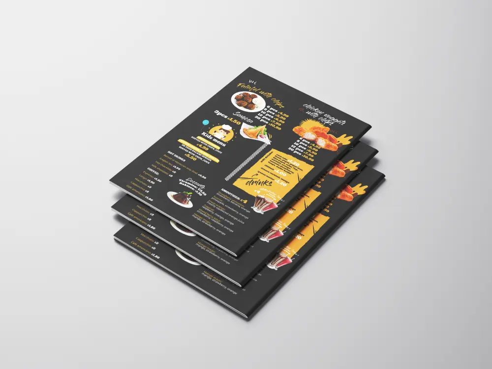 تصميم ملصق أو بروشور إعلاني بجودة عالية