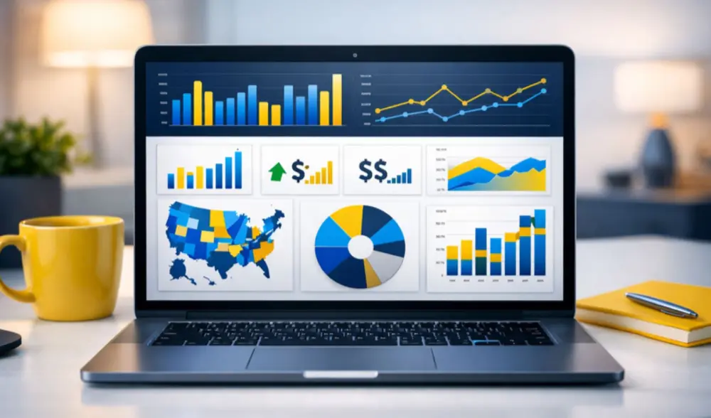 إعداد لوحات معلومات تفاعلية باستخدام Power Bi