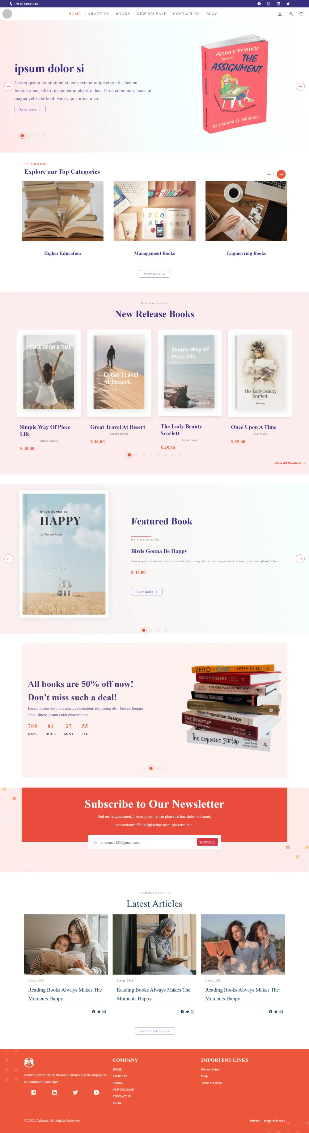 تصميم Landing Page لموقعك احترافية متجاوبة تزيد التحويلات