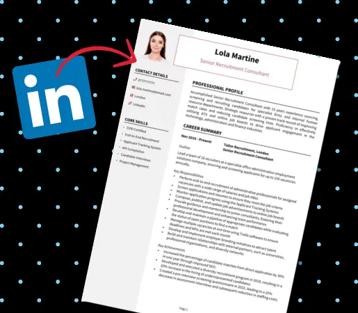 إعداد CV بشكل احترافي اوملف LinkedIn بشكل احترافي