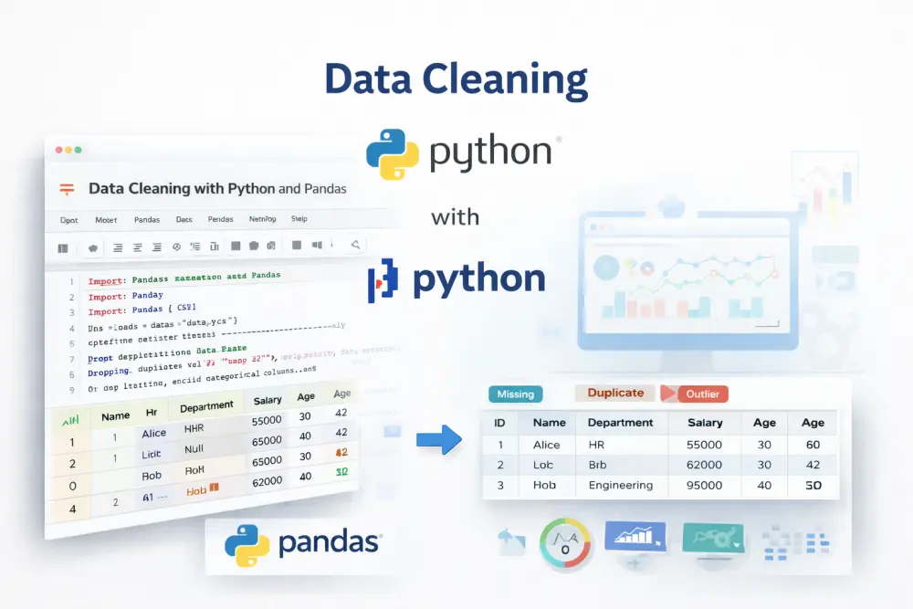 تنظيف وتجهيز البيانات باستخدام Python لتحليل البيانات و Machine Learning