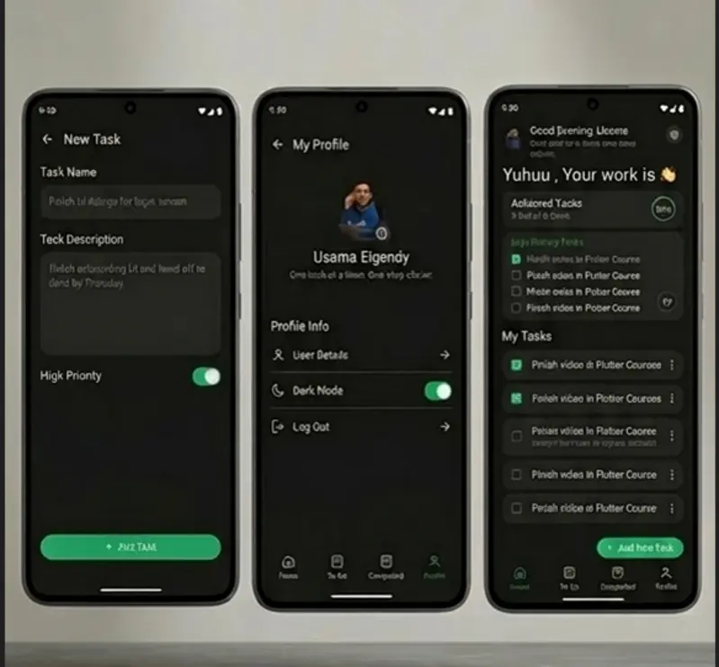 إنشاء تطبيق Flutter يعمل على Android & iOS