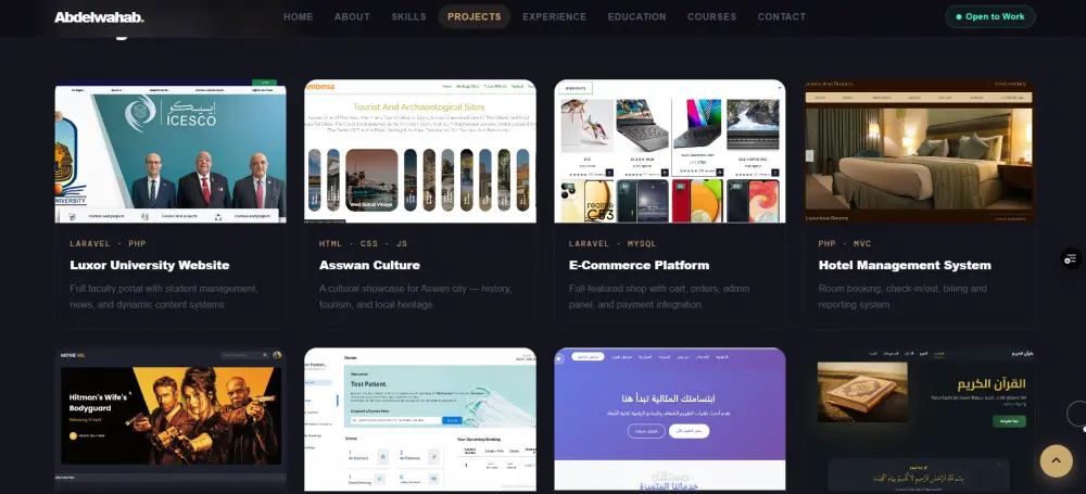 أقدم خدمة تطوير مواقع ويب احترافية