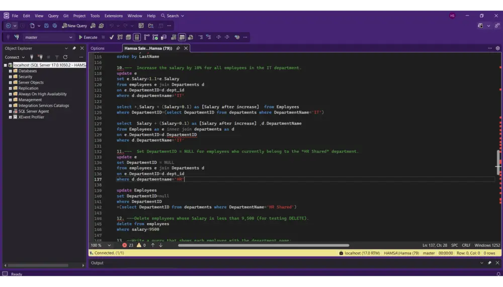 تحليل بيانات وتصميم قواعد بيانات احترافية باستخدام لغة SQL