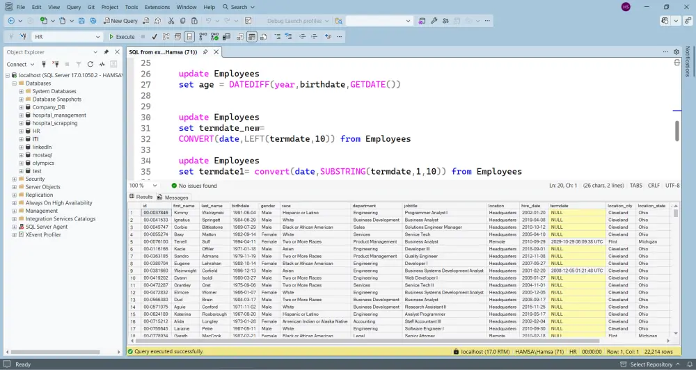 تحليل بيانات وتصميم قواعد بيانات احترافية باستخدام لغة SQL