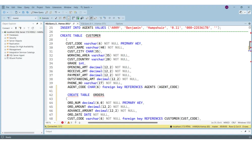 تحليل بيانات وتصميم قواعد بيانات احترافية باستخدام لغة SQL