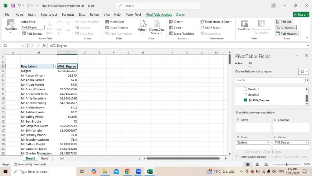 تنظيف البيانات وتحليلها باحتراف | Data Cleaning & Data Analysis