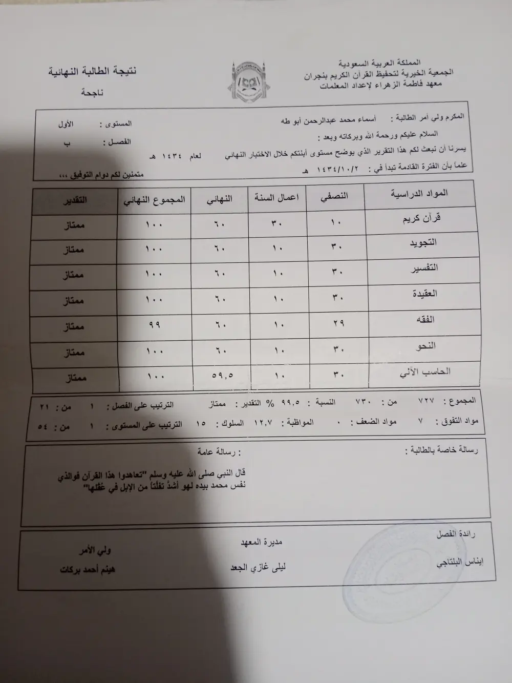 تحفيظ القرآن الكريم للنساء والأطفال بالتجويد والتفسير