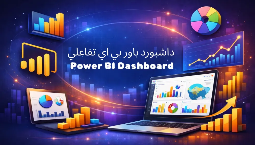داشبورد باور بي اي تفاعلي Power BI Dashboard