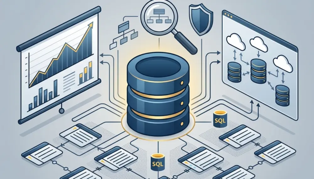 إنشاء قاعدة بيانات باستخدام SQL server