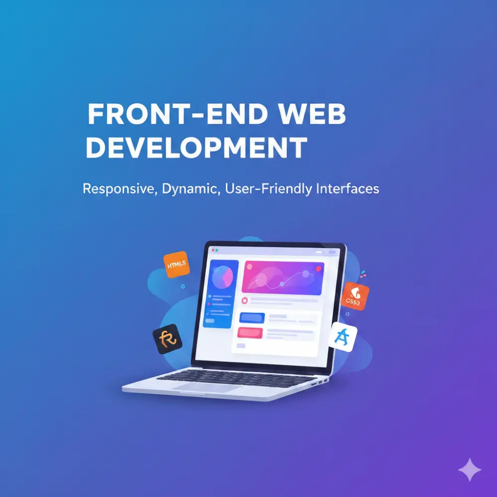 سأقوم بتصميم وتطوير واجهة مستخدم Front-End احترافية لصفحة ويب واحدة، "أحول تصاميمك المبتكرة إلى واقع ملموس عبر أكواد نظيفة، سريعة، ومتوافقة مع كافة الشاشات."