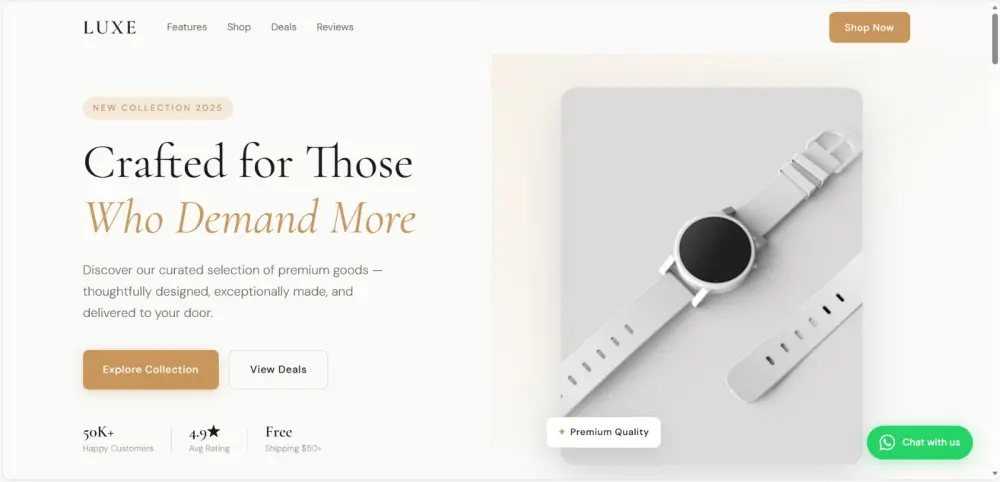 تصميم وبرمجة صفحة هبوط احترافية تزيد من تحويل الزوار إلى عملاء