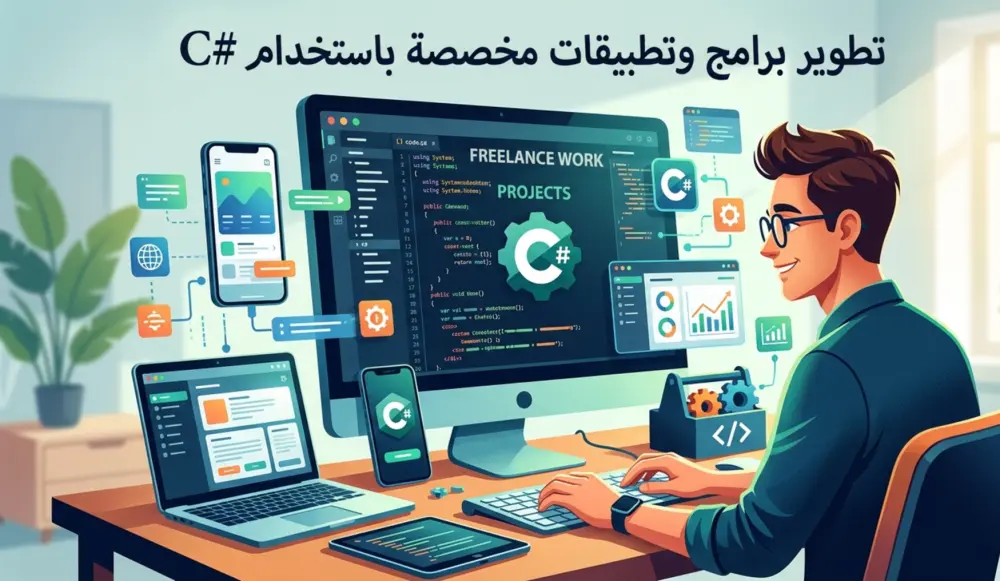 تطوير برامج وتطبيقات مخصصة باستخدام #C