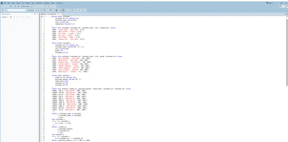 تطوير موقع ويب يعتمد على قاعدة البيانات SQL