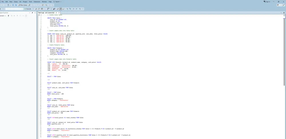 تطوير موقع ويب يعتمد على قاعدة البيانات SQL