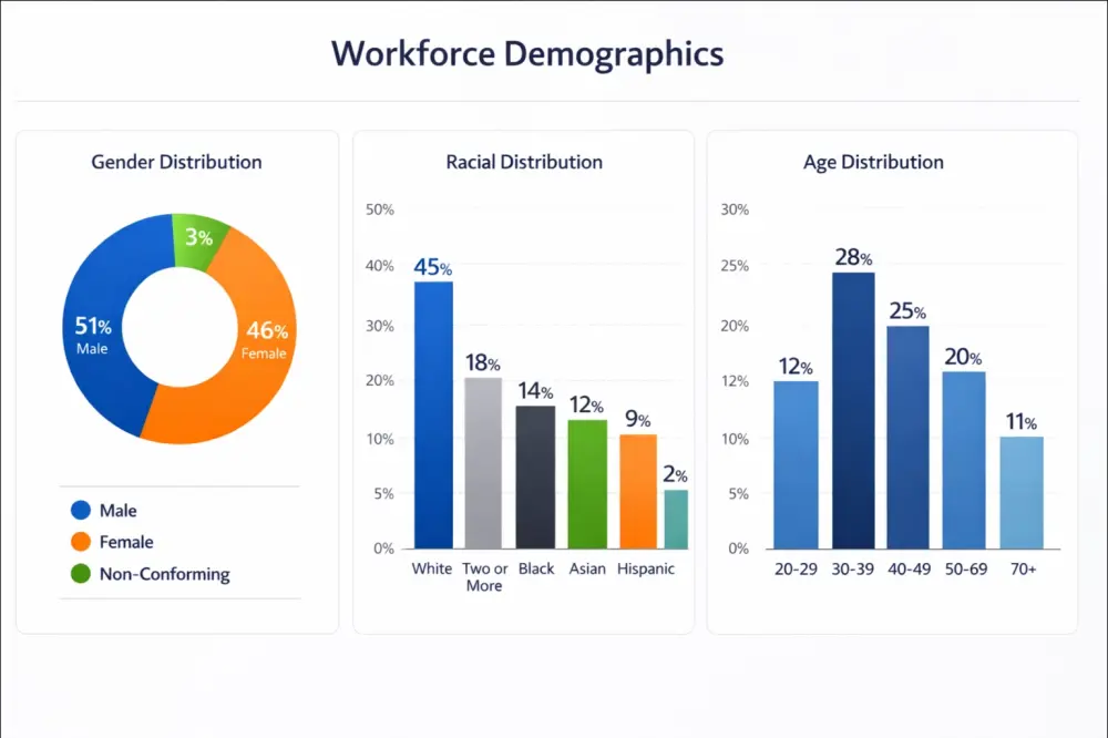 تصميم Dashboard احترافي لتحليل بيانات الموظفين باستخدام Power BI