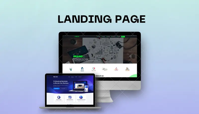 برمجة صفحة هبوط Landing Page احترافية