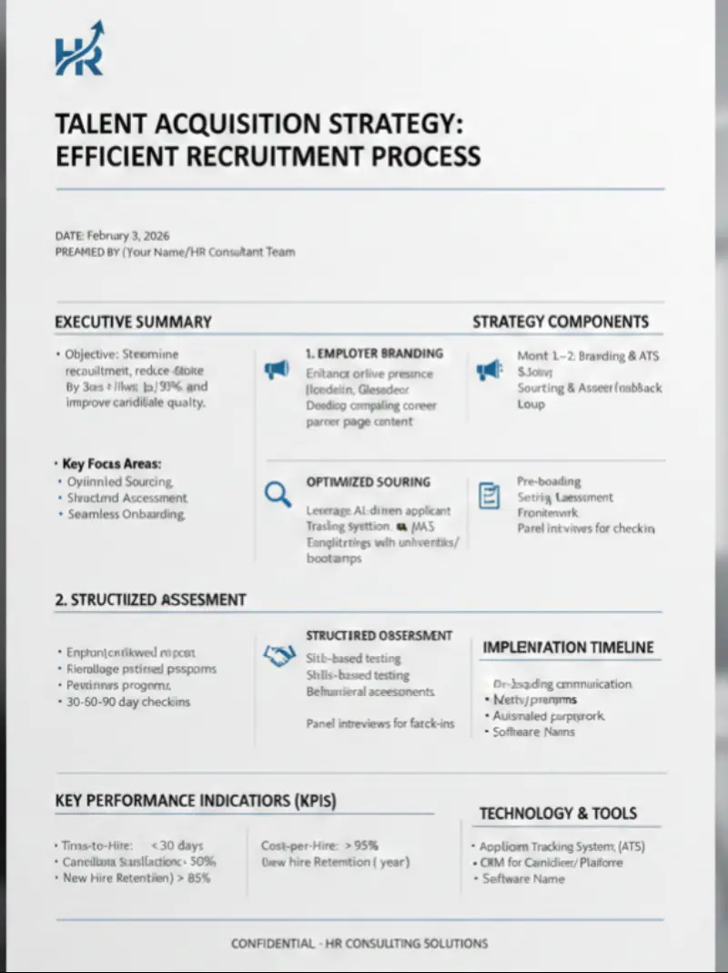 استشارات توظيف وبناء فرق تقنية (Technical Recruitment Strategy