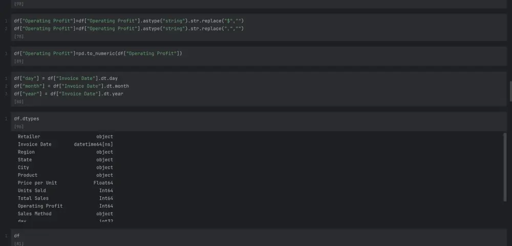 تنظيف واستخراج البيانات من الملفات باستخدام Python