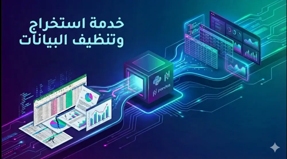 تنظيف واستخراج البيانات من الملفات باستخدام Python