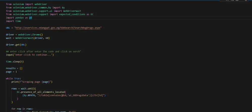 استخراج البيانات من المواقع وتسليمها Excel أو CSV