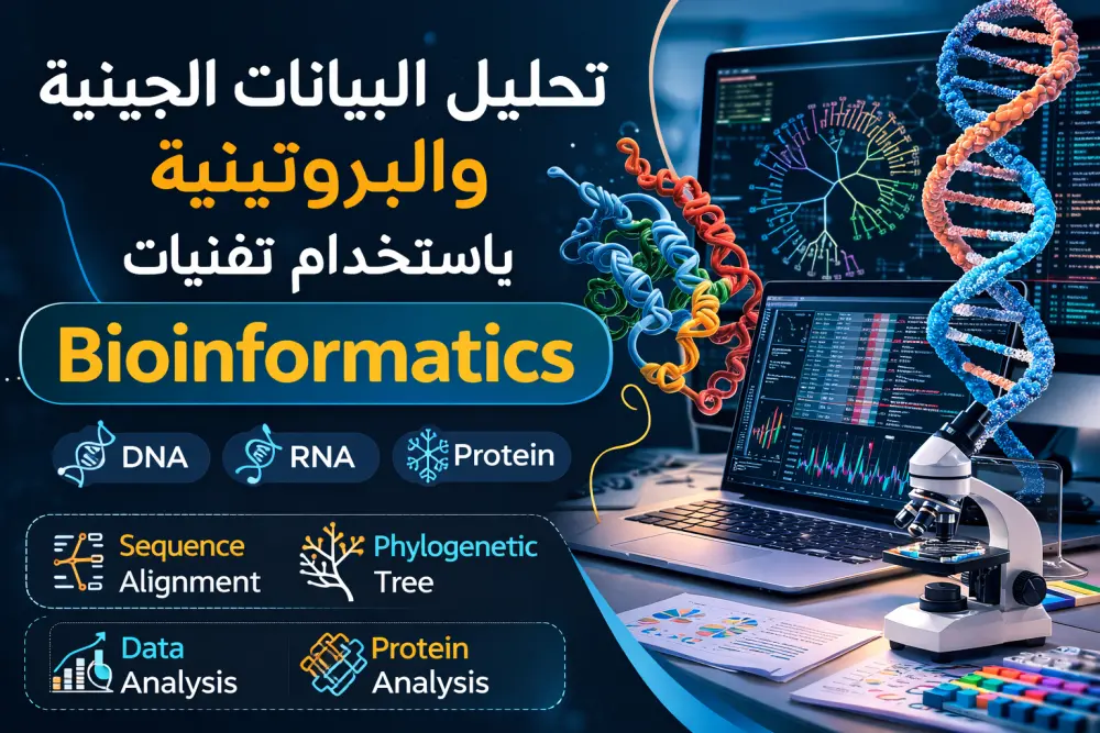 تحليل البيانات الجينية والبروتينية باستخدام تقنيات Bioinformatics