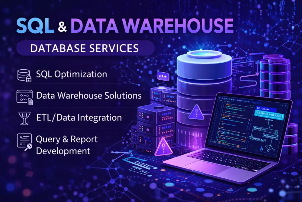 إنشاء وتحسين قواعد البيانات وبناء Data Warehouse باستخدام SQL