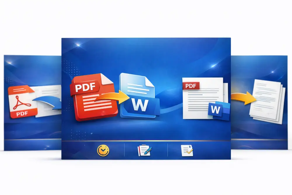 كتابة وتفريغ ملفات  PDF إلى Word بشكل منظم واحترافي