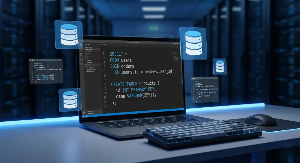 تصميم وإنشاء قاعدة بيانات احترافية باستخدام MySQL أو SQL Server
