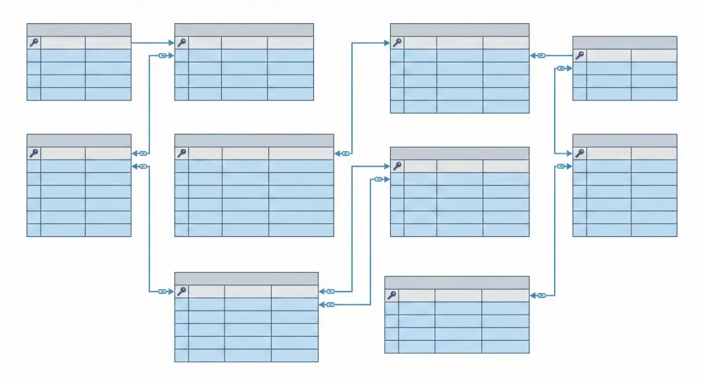 تصميم وإنشاء قاعدة بيانات احترافية باستخدام MySQL أو SQL Server