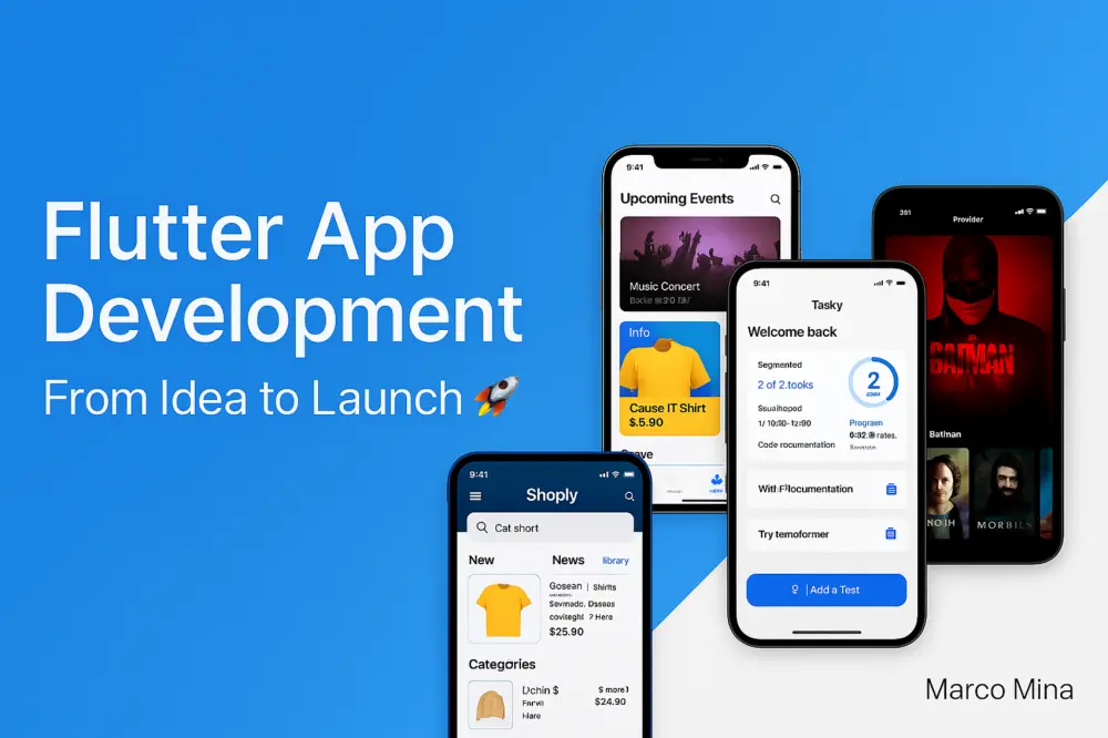 انشاء تطبيق Flutter احترافي يعمل على Android و iOS بأحترافيه