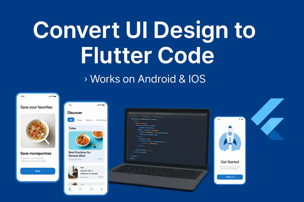 سأحول تصميمك UI إلى تطبيق Flutter احترافي