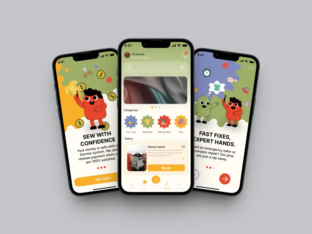 تصميم واجهة وتجربة المستخدم للموبايل UXUI Design