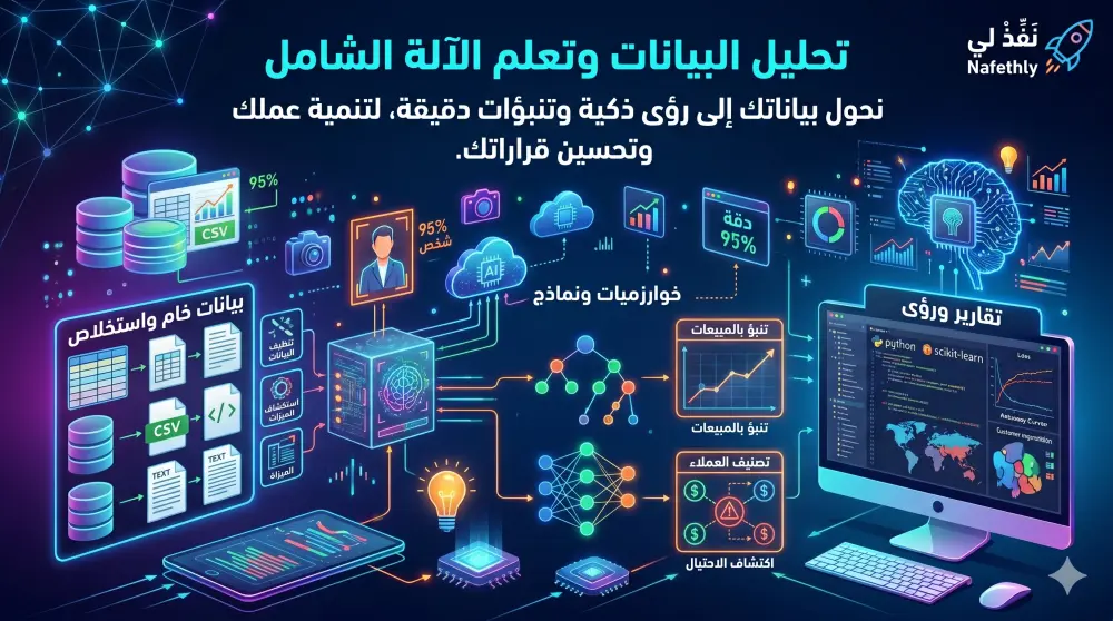 تحليل البيانات المتقدم ونماذج تعلم الآلة (Data Analysis & Machine Learning)