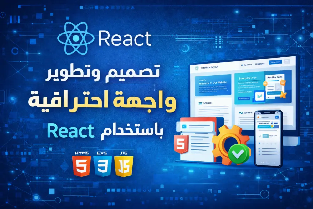 تصميم وتطوير واجهة أمامية احترافية باستخدام React