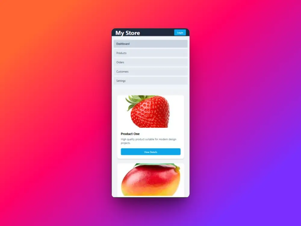 واجهات مواقع احترافية وتصميم لوحات تحكم عصرية ومتجاوبة