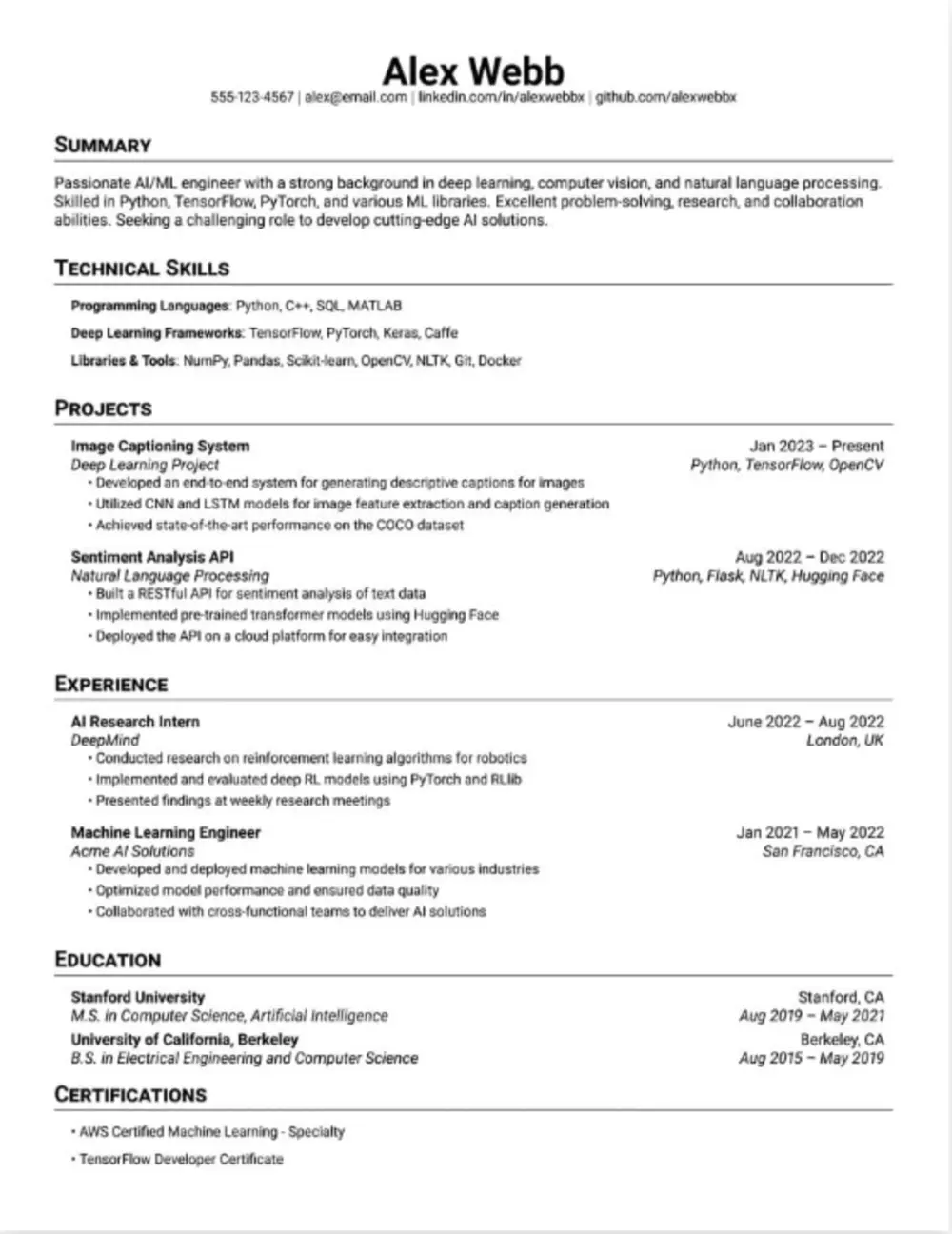 تصميم سيرة ذاتية CV احترافية وجذابة بنظام ATS