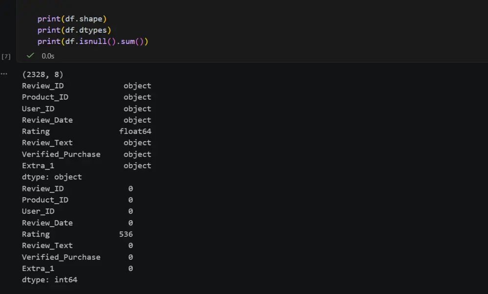 تنظيف بيانات Excel و CSV