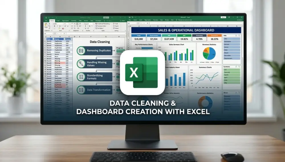 تنظيف البيانات وبناء داشبورد احترافى باستخدام Excel