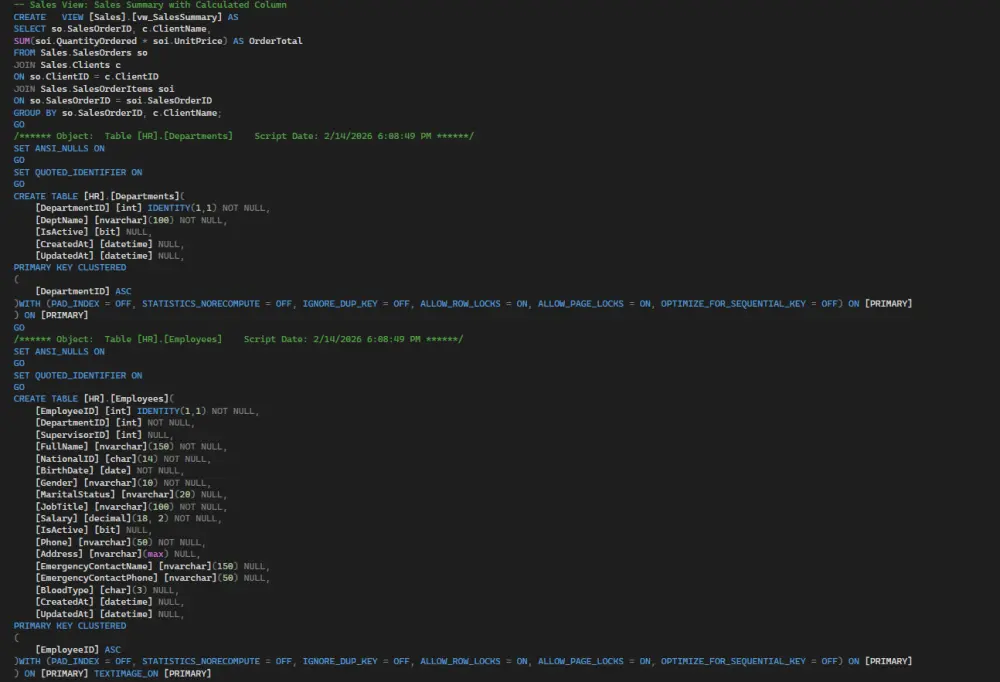 تصميم وإنشاء قاعدة بيانات احترافية باستخدام Microsoft SQL