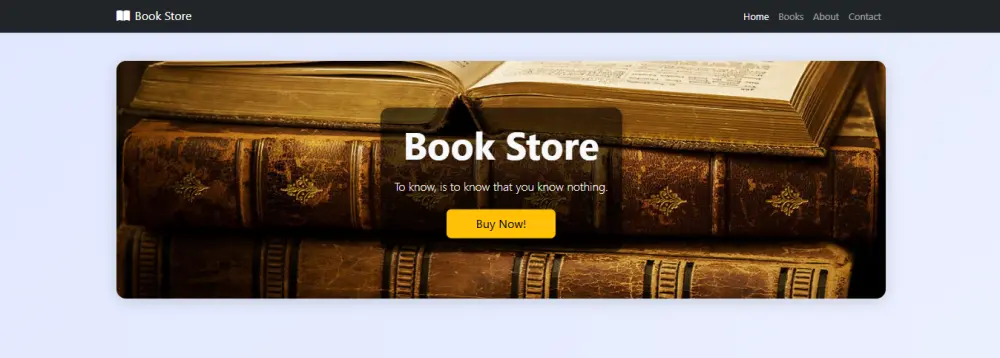 موقع متجر كتب احترافي ومتجاوب Book Store