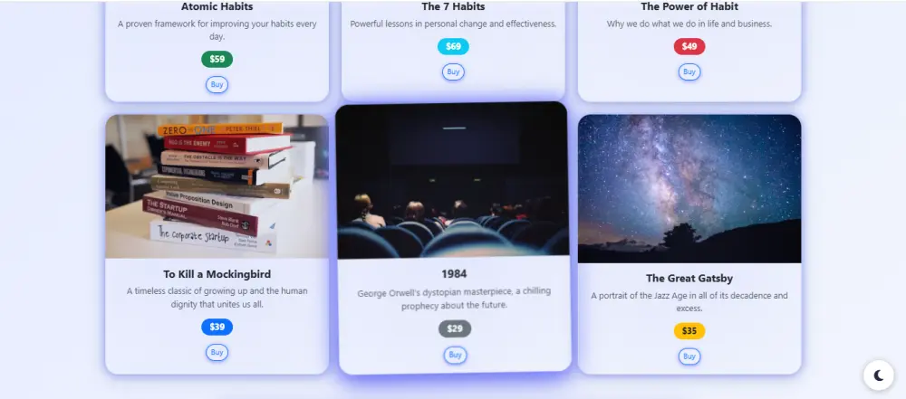 موقع متجر كتب احترافي ومتجاوب Book Store