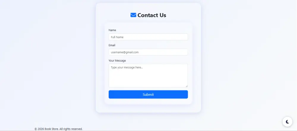 موقع متجر كتب احترافي ومتجاوب Book Store