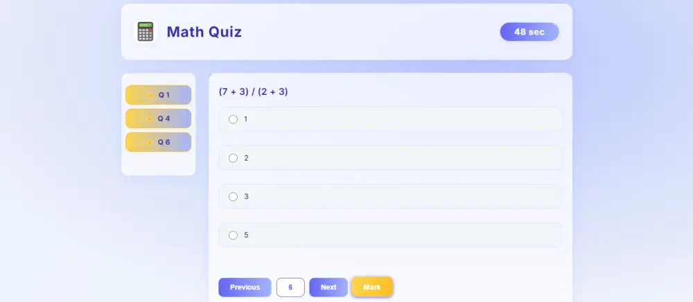 عمل موقع اسئلة | Quiz Bot Exam