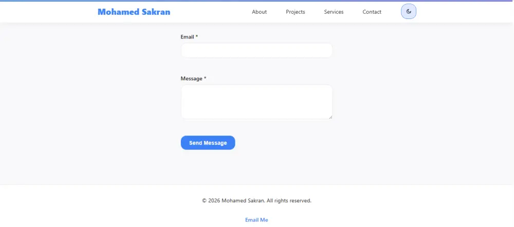 عمل موقع portfolio | سيرة ذاتية