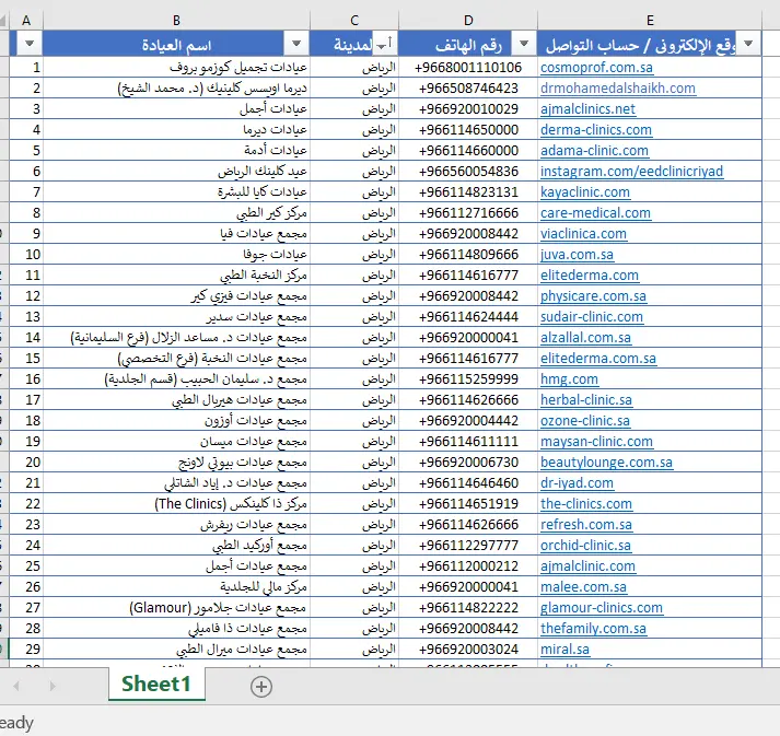 تصميم وتنظيم قواعد بيانات احترافية وتحليل إحصائي باستخدام Excel.