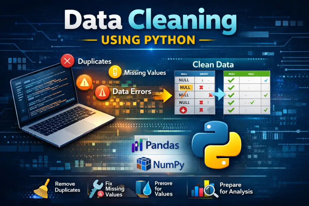 تنظيف البيانات باستخدام لغة البايثون