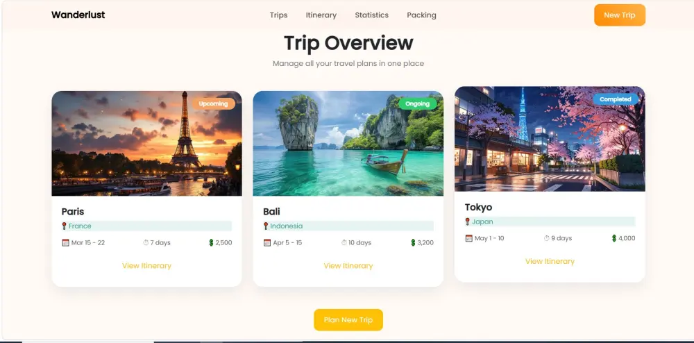 تصميم وبرمجة واجهة موقع سياحي متجاوبة (5 صفحات) باستخدام HTML وCSS وBootstrap