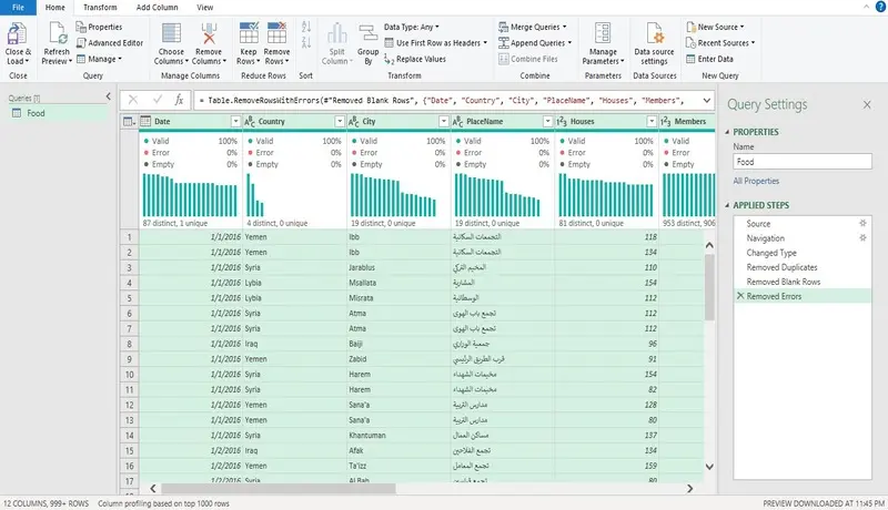 تنظيف البيانات ومعالجة الأخطاء وتنظيمها في Excel باحترافية