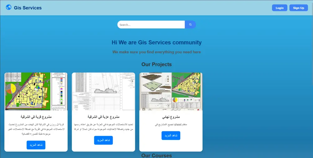موقع landpgae لعرض الاعمال في كل المجالات المتنوعة بواجهات مميزة وبشكل احترافي بسهر ممتاز